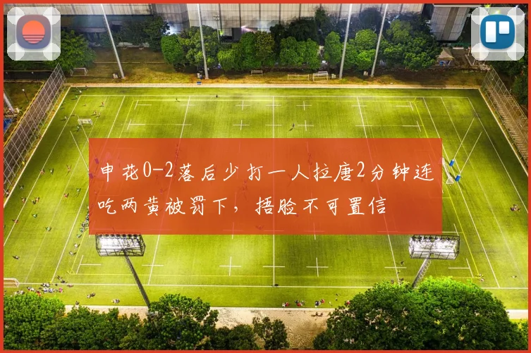 申花0-2落后少打一人拉唐2分钟连吃两黄被罚下，捂脸不可置信